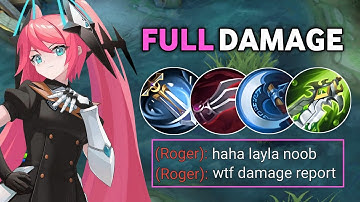 Layla Crazy Attack Speed with Brutal Damage!! - Build Top 1 Global Layla ~ MLBB