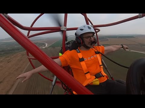 Eran 2nd Flight In A Powered Parachute 