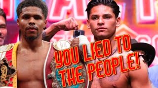 ​"YOU LIED TO THE PEOPLE!" Shakur Stevenson EXPOSES Ryan Garcia’s Weight Games
