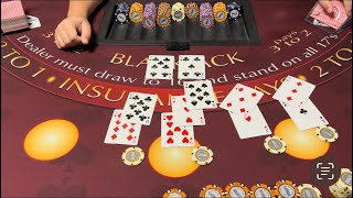 Blackjack | $225,000 Buy In | EPIC High Stakes Blackjack Session! Splitting Aces & 9’s For Huge Bet!