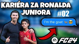 EA FC 24 CZ/SK | Kariéra za Ronalda Jr #02 | První zápas ! 😱🔥