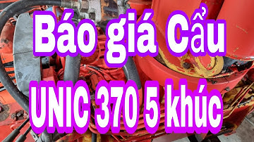 cẩu UNIC 370  5 khúc Hịn hò Tại thủy lực Long Chăm Đ T 0913 484 116
