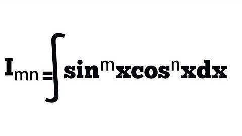 reduction formula for sin^mx cos^nx