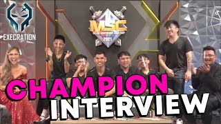 EXECRATION MSC CHAMPION 2021!