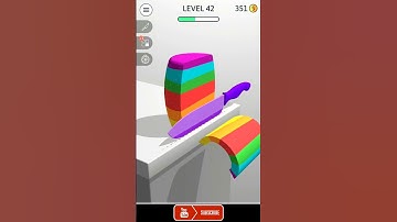 ASMR Slicing Gameplay Walkthrough Level 42 #Shorts