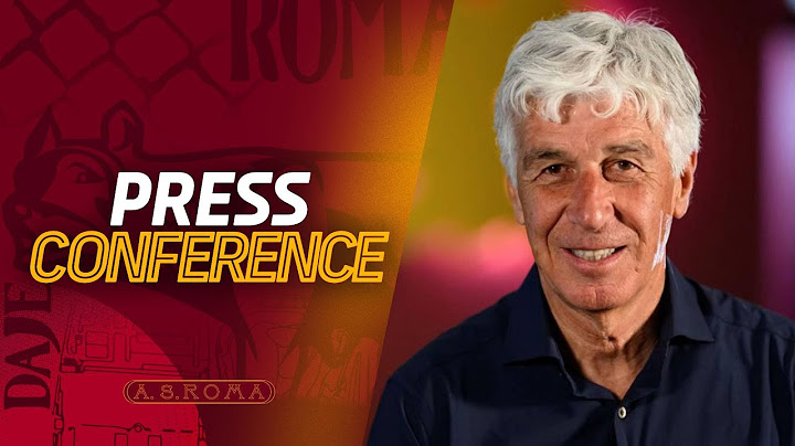 🟨 LIVE 🟥 LA CONFERENZA STAMPA DI PRESENTAZIONE DI GIAN PIERO GASPERINI