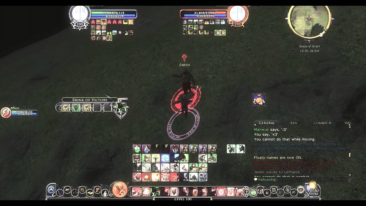 Lotro PVP - Ranking a warden to 13 [Affwyn] - YouTube