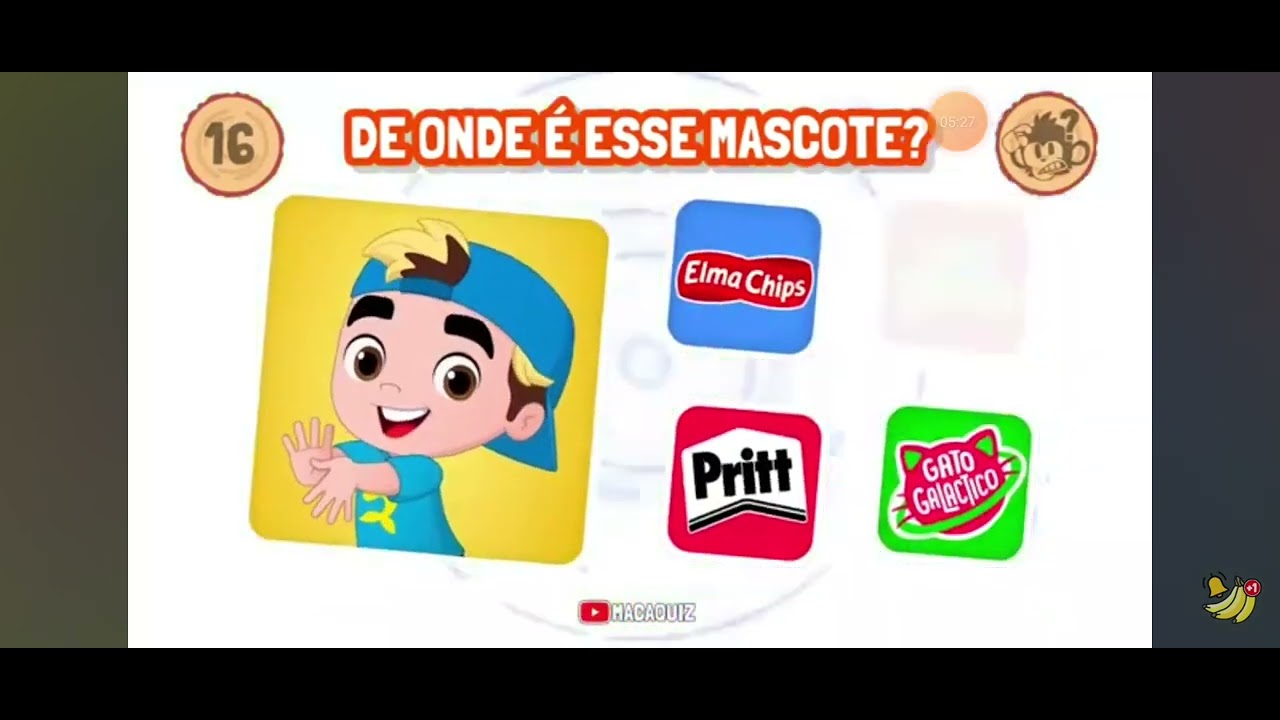 Pedro e elisa jogo dos mascotes canais maria elisa aleatórios e macaquiz