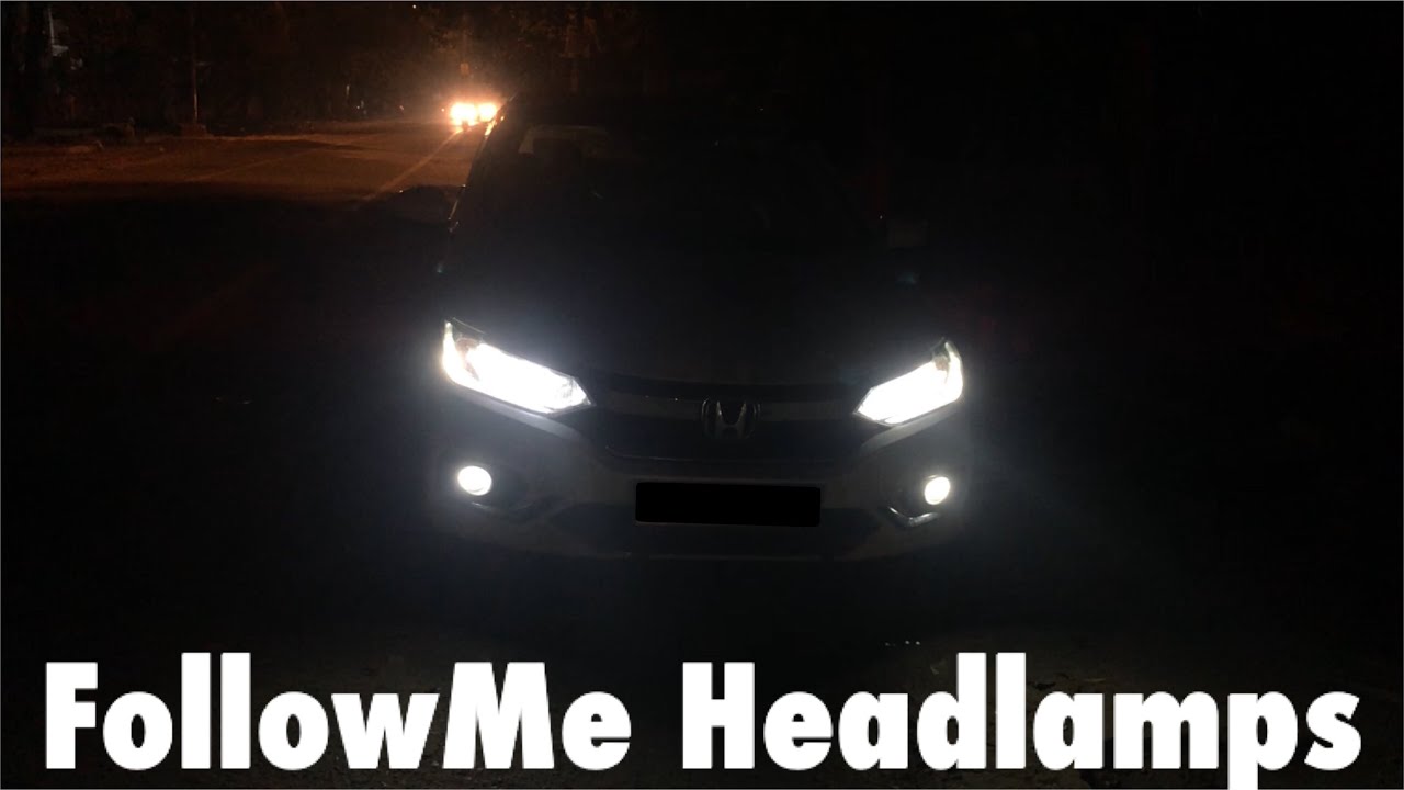 [HINDI] What are Follow Me Headlamps and How to use it Honda City