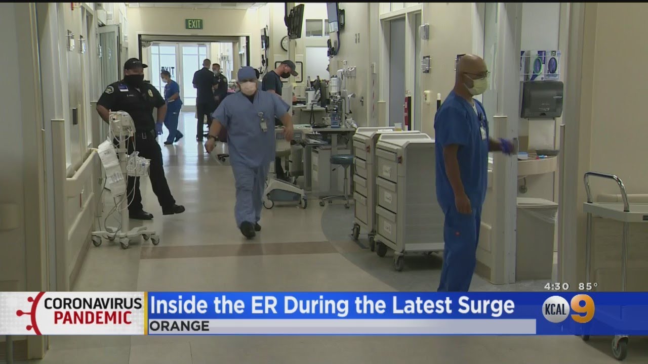 Orange County Reports Spike In COVID-19 Cases, Hospitalizations - YouTube