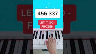 Let It Go - Frozen (Piano Tutorial) #letitgo #frozensongs #disneypiano #easypianotutorial