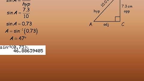 Sine and Cosine Ratios Part 2