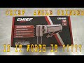 CHIEF ANGLE GRINDER FROM HARBOR FREIGHT. Whats in the box with demo!!! I LIKE IT.