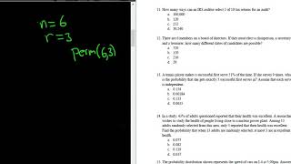 #12. Permutations Problem in StatCrunch