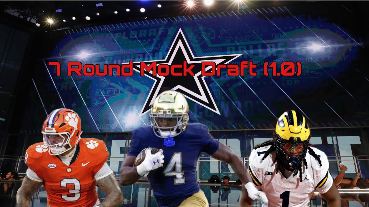Dallas Cowboys 7 Round 2026 Mock Draft (1.0) 