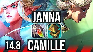 JANNA vs CAMILLE (TOP) | 68% winrate, 2/3/19 | EUW Master | 14.8
