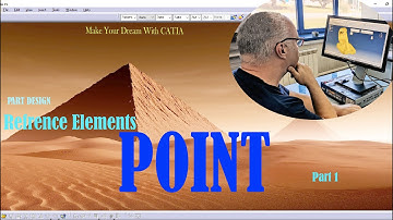 CATIA V5 Part Design: Master Point Creation #1 (Coordinates, Between & On Curve)