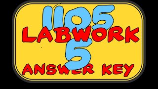 1105 LabWork 5 Answer Key