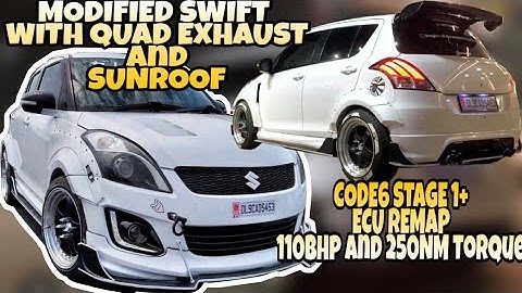 110-Bhp 250-Nm Torque Sports Swift VDI | Modified Swift Sunroof | LOUD EXHAUST | WIDE BODYKIT Swift