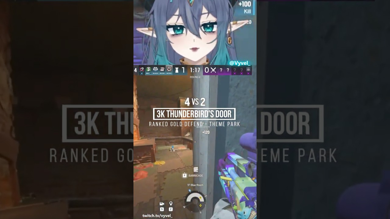 3K Thunderbird's Door. Gold Ranked. | #Vyvel_ #VTuber Game Featured: #RainbowSixSiege #R6S #R6