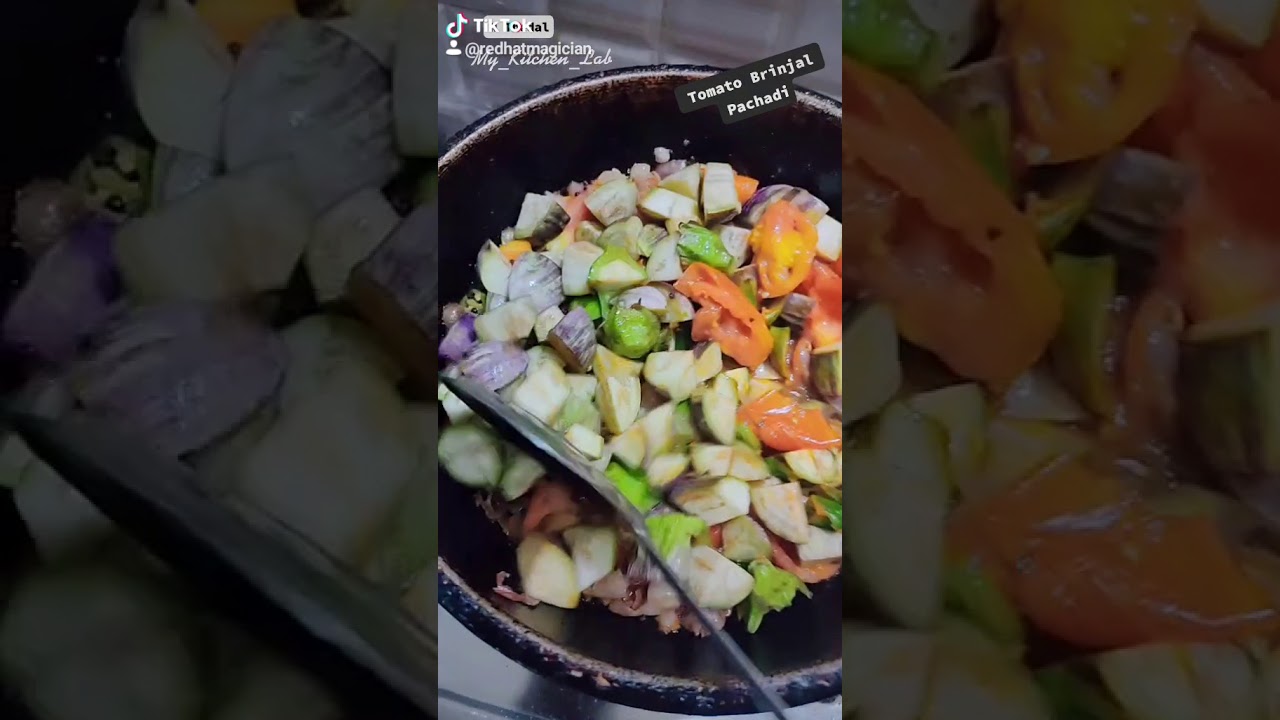 Tomato Brinjal Pachadi | My_Kitchen_Lab | N Thedal