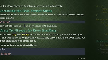 How to Detect if a Date Format is Present in a List Using Python