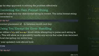 How to Detect if a Date Format is Present in a List Using Python