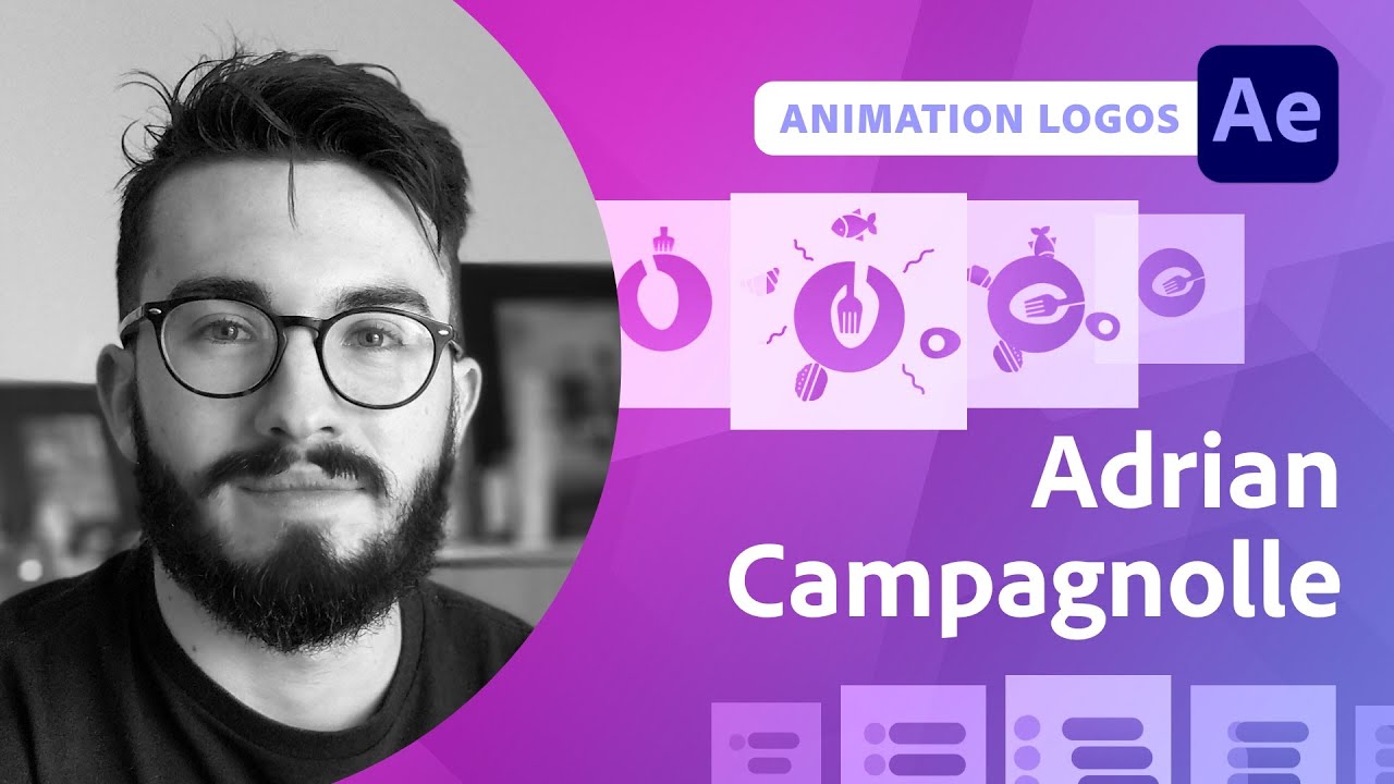 Adobe Live | Animation de logos avec Adrian Campagnolle | Adobe France