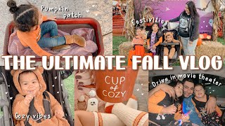 The ULTIMATE fall vlog 2021 / drive-in movie theater + Halloween festivities / aesthetic fall vlog