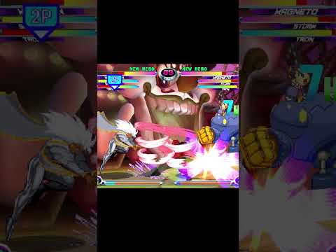 MvC2: Romneto - Magneto Suki Cancel Continuation Combo (cr HK to cr HK) .:4.3.25:.