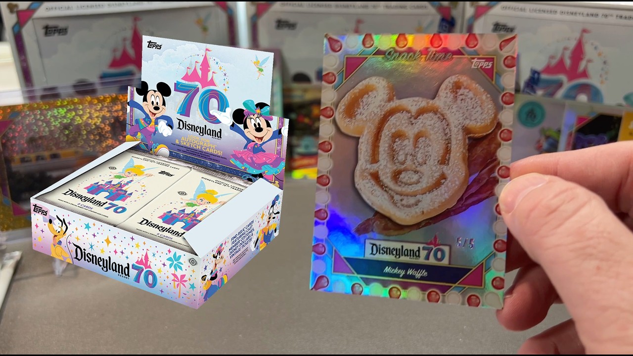 Topps Disneyland 70th Anniversary Box Opening | Disney Park