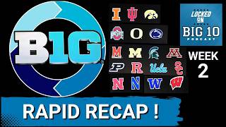 BIG TEN IN TEN MIN:  Weekend Rundown: Oregon and Ohio State Failure; Michigan is Back; Iowa Wins!