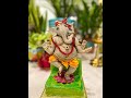 Eco friendly clay dancing Ganesha idol