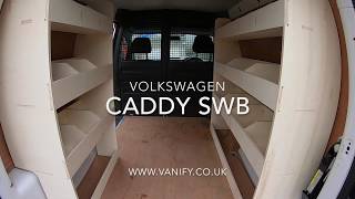 vw caddy shelving