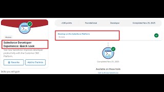 Salesforce Developer Experience: Quick Look | Salesforce Trailhead