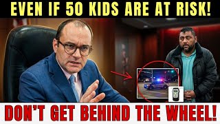 Judge Fleischer: ‘Even If 50 Kids Were in a Burning Building, DON’T DRIVE!’