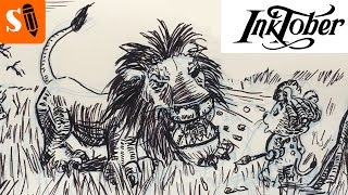 Inktober 2016 - day 2 -Noisy - Stayf Draws