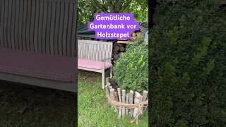 Sitzplatz im Garten gestalten - perfekt für entspannte Landhausmomente 💆‍♀️🌻🏡 #Gartengestaltung