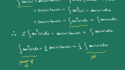 Trigonometric Integrals - Part 5