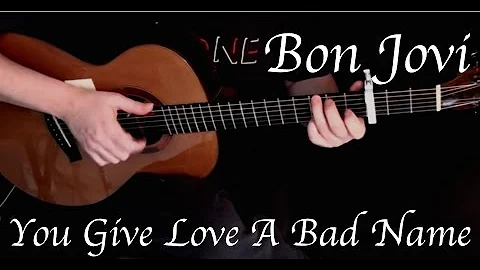 Kelly Valleau - You Give Love A Bad Name (Bon Jovi ) - Fingerstyle Guitar