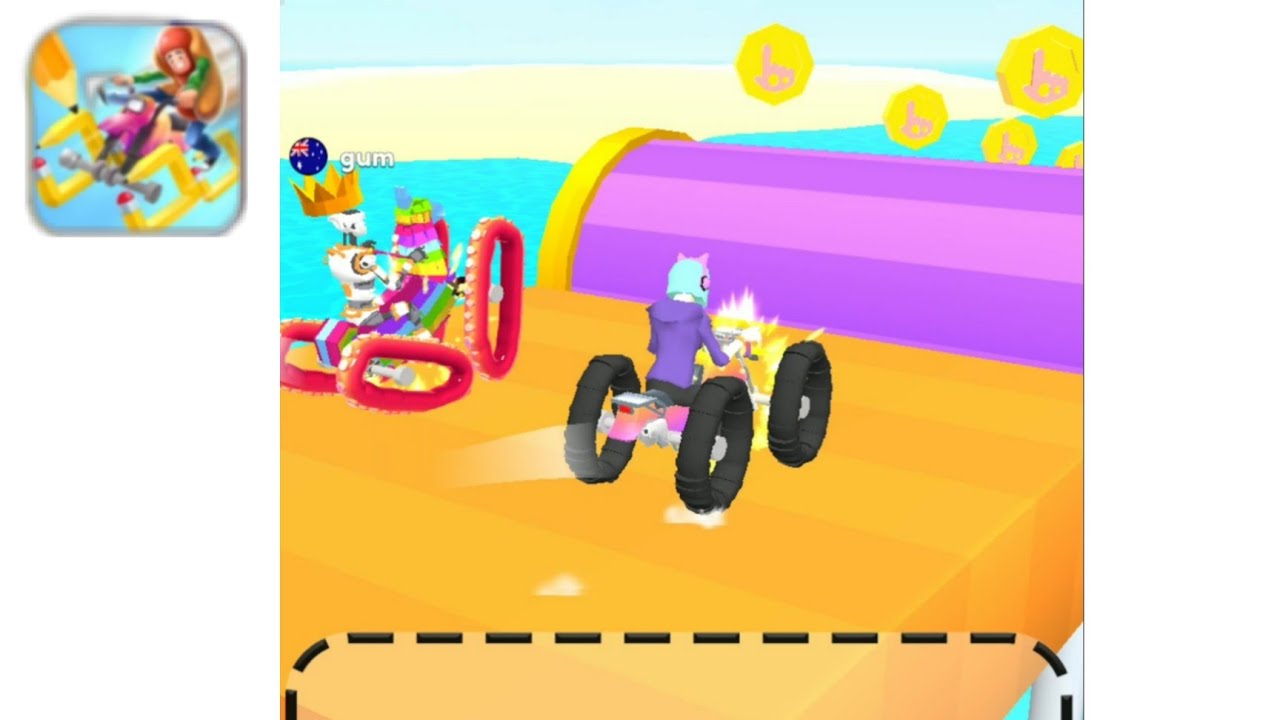 scribble rider--Game All levels Gameplay Walkthrough New Level 3-6 || The Mobile Game