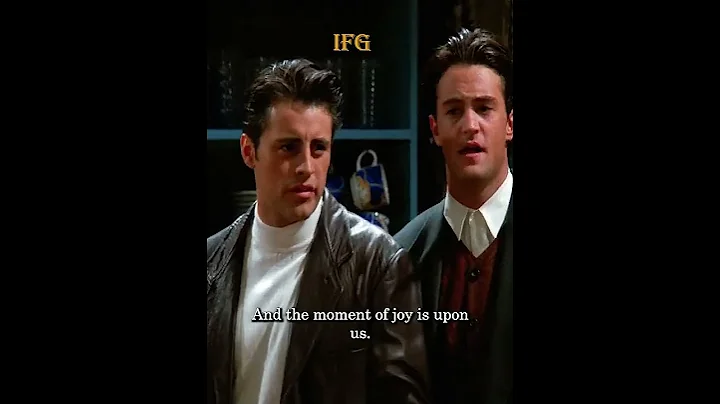 Desperate Chandler for New year's kiss #chandler#ross#joey#monica  #phoebe#rachel#friends