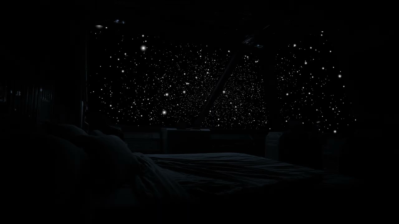 Ambient Sounds of Deep Space in the Dark | White Noise for Sleep, Stress Relief & Peaceful Mind