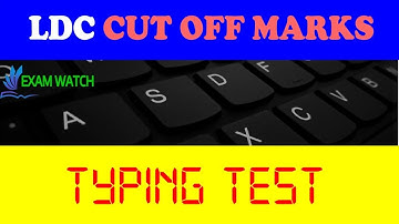 Rajasthan LDC 2018 Result 2019 Declared Cut off LDC Typing Efficiency LDC