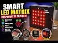 I Built a Smart LED Matrix with a Raspberry Pi | Scrolling Text | Animations | 3D Printed Case