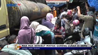 Ibu-ibu di Demak, Jateng Berebut Minyak Goreng Curah Murah #LintasiNewsPagi 26/03