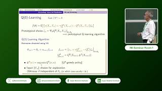 Prof. Sean Meyn | Open problems in Q-learning
