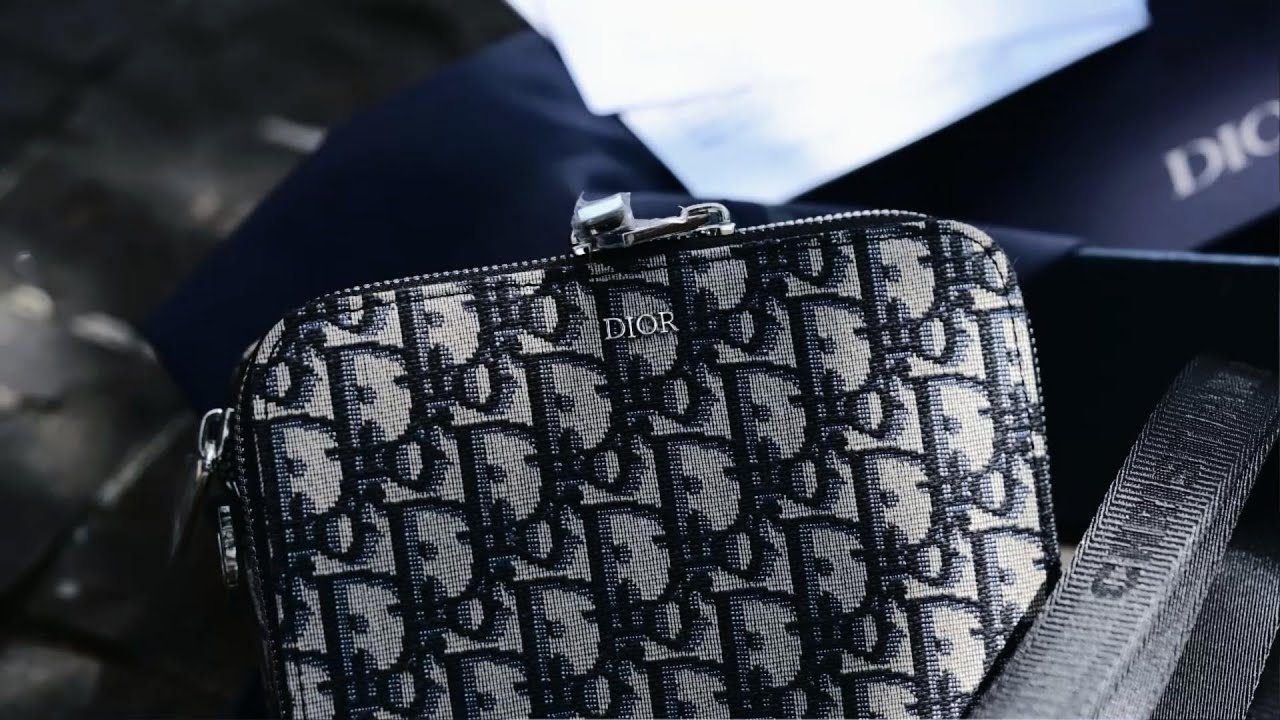 Dior Oblique Jacquard Wallet & Card Holder, Unboxing, 4K