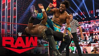 Xavier Woods Vs. Cedric Alexander Raw, Nov. 30, 2020