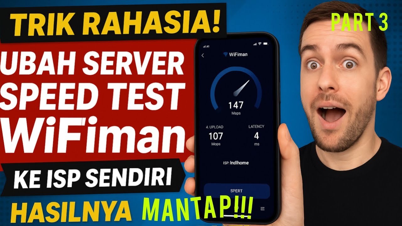 Trik Rahasia! Ubah Server Speed Test WiFiMan ke ISP Sendiri